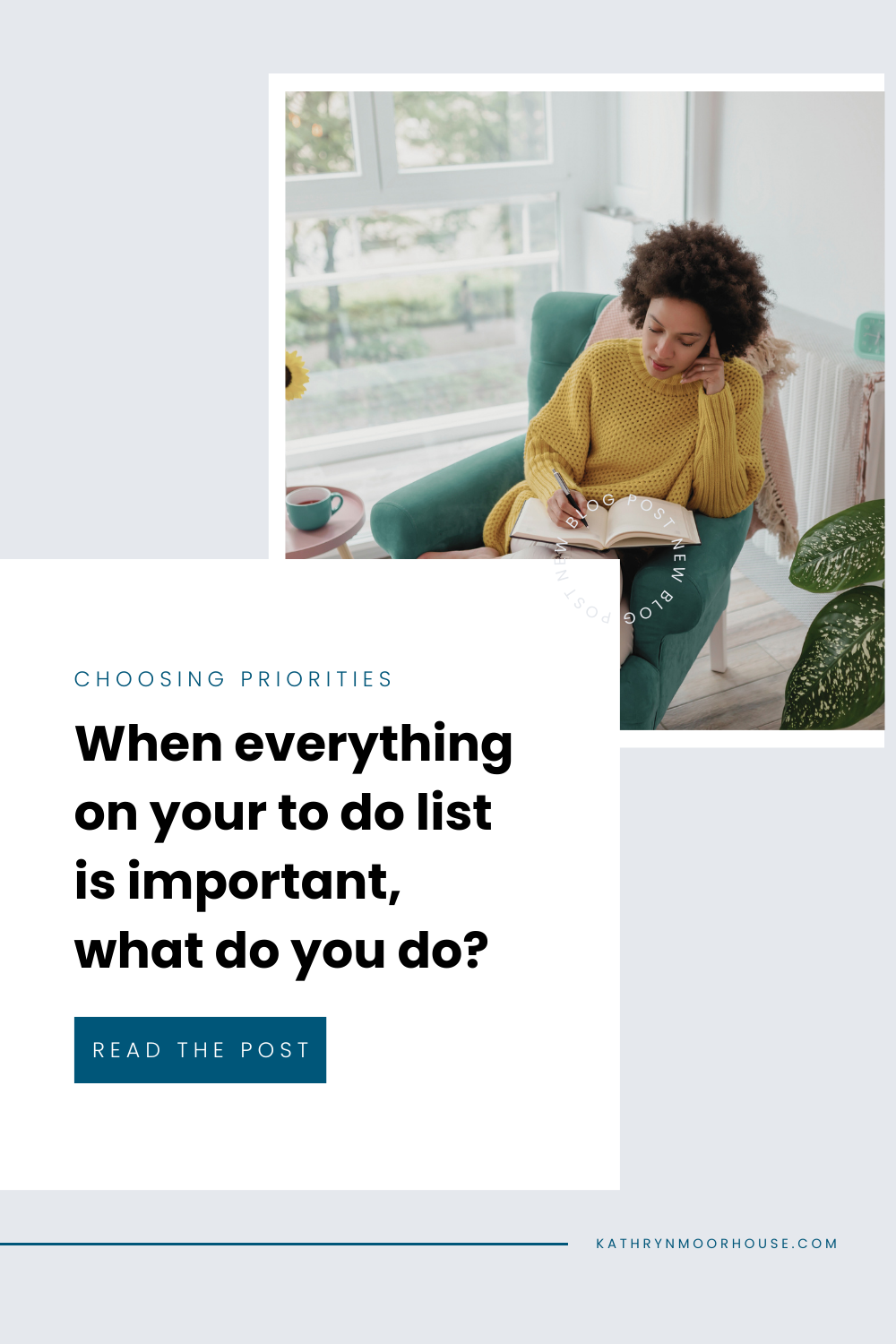 Struggling to balance business and life priorities? When everything on your to-do list is important, what do you do? How do you choose your priorities in business and life? Learn how to make impactful life choices by focusing on choosing priorities. Whether you're trying to improve your time management productivity, decision-making skills, this quick post will share some thoughts on tackling that to-do list. Perfect for entrepreneurs looking to boost productivity and improve their business mindset. In this short personal growth post I'm sharing my one thought on selecting what to prioritize in business and life.