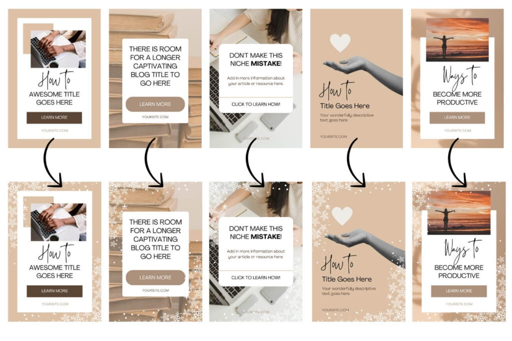 Discover how seasonal Pinterest pin design can help you get more Pinterest traffic and boost engagement. Learn key Pinterest traffic tips, social media marketing strategies, and how to create eye-catching pins using Canva templates.
